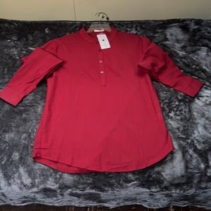 Coofandy Mens cotton linen henley long sleeve